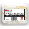 Whizz 4" Yellow Stripe Acrylic Mini Roller Clamshell, 1/2" Nap, Package Of 120