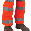 Ergodyne 8008 Orange Class E Hi-Vis Leg Gaiters Case Of 6 29081