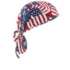 Ergodyne 6615 Stars/Stripes High-Performance Terry Cloth Bandana Tie Case Of 6 12477
