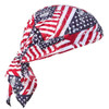Ergodyne 6710ct Stars And Stripes Cooling Bandana Triangle Hat Pva Tie Case Of 6 12581