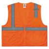 Ergodyne 8210z Xs Orange Class 2 Economy Mesh Vest - Zipper 21041