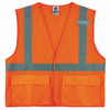 Ergodyne 8220hl 2xl/3xl Orange Class 2 Standard Mesh Vest - Hl 21137