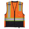 Ergodyne 8251hdzbk L/XL Orange Hi Vis Safety Vest 23045