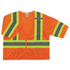 Ergodyne 8330z 4xl/5xl Orange Class 3 Two-Tone Vest - Zipper 22179