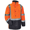 Ergodyne 8384 5xl Orange Hi-Vis Winter Jacket Quilted Parka 25579