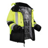 Ergodyne 8390 5xl Lime Hi-Vis Jacket - Heat Reflective Liner 25729