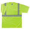 Ergodyne 8289-Eco 2XL Lime Class 2 Hi-Vis T-Shirt Recycled 21536