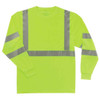 Ergodyne 8391 4xl Lime Class 3 Hi-Vis Long Sleeve Shirt 21708