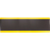Apache Mills Diamond Foot 3 X 10 Ft. Anti-Fatigue Mat (Black/Yellow)