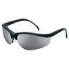 Crews Safety Products Klondike Mirror Black Frame Safety Glasses, Package Of 4
