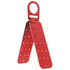 Peakworks Reusable, Temporary Steel Roof Anchor Bracket, Red