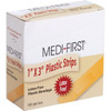 Medi-First 1 X 3" Plastic Strip Bandage Package Of 100