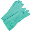 Green Nitrile Flock Lined Gloves - Medium - Package Of 2 Pair