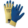 Radnor Large 10 Gauge Yellow And Blue String Knit Cut Resistant Gloves, 1 Pair