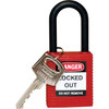 Brady Padlock Nylon Shackle Clearance 1.5, Red Keyed Different