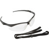 Pyramex Pmxtreme Safety Eyewear And Black Frame/Clear Anti-Fog Lens W/ Lanyard