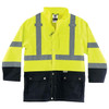 Ergodyne 8365bk 4xl Lime Type R Class 3 Black Front Rain Jacket