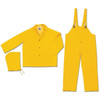 Radnor X-Large Yellow .35mm Polyester And Pvc 3-Piece Rain Suit