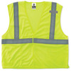 Ergodyne 8210hl Type R Class 2 Economy Mesh Vest, Lime, L/XL