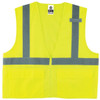 Ergodyne 8220z Type R Class 2 Standard Mesh Vest, Lime, 4xl/5xl