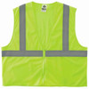 Ergodyne Glowear 8205z Type R Class 2 Super Econo Mesh Vest, Lime, 2xl/3xl
