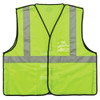 Ergodyne Glowear Breakaway Mesh Vest W/ID Badge Holder, Lime, 4xl/5xl