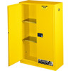Justrite  45 Gallon Sure-Grip  Ex Flammable Liquid Storage Cabinet-Manual Closing