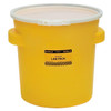 Eagle 20 Gal Yellow Open Head Transport Drum W/ Plastic Lever-Lock Lid