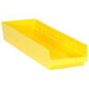 Quantum Storage Systems Economy Yellow Shelf Bin 23-5/8 X 8-3/8 X 4 In Package Of 6