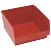 Quantum Storage Systems Store-More Red Shelf Bin 11-5/8 X 11-1/8 X 6 In Package Of 8