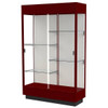 Ghent Waddell Heritage Wood Display Case Cordovan Hardwood Finish W/Plaque Fab