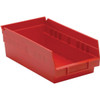 Quantum Storage Systems Red 11-5/8 X 6-5/8 X 4 In Economy Shelf Bin Package Of 30