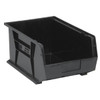 Quantum Storage Systems Black 16 X 11 X 8 In Ultra Stack And Hang Bin Package Of 4