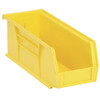 Quantum Storage Systems Yellow 10-7/8 X 4-1/8 X 4 In Stack And Hang Bin Package Of 12