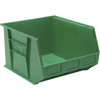 Quantum Storage Systems Green 18 X 16-1/2 X 11 In Ultra Stack And Hang Bin Package Of 3