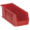 Quantum Storage Systems Red 10-7/8 X 4-1/8 X 4 In Stack And Hang Bin Package Of 12