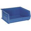 Quantum Storage Systems Blue 14-3/4 X 16-1/2 X 7 In Stack And Hang Bin Package Of 6