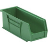 Quantum Storage Systems Green 10-7/8 X 4-1/8 X 4 In Stack And Hang Bin Package Of 12