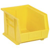 Quantum Storage Systems Yellow 10-3/4 X 8-1/4 X 7 In Stack And Hang Bin Package Of 6