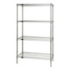 Quantum Storage Systems 24x48x74 In Wire 4-Shelf Unit