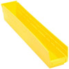 Quantum Storage Systems Economy Yellow Shelf Bin 23-5/8 X 4-1/8 X 4 In Package Of 16