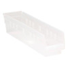 Quantum Storage Systems Economy Clear Shelf Bin 17-7/8 X 4-1/8 X 4 In Package Of 20