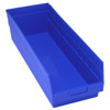 Quantum Storage Systems Store-More Blue Shelf Bin 23-5/8 X 8-3/8 X 6 In Package Of 6