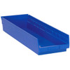 Quantum Storage Systems Economy Blue Shelf Bin 23-5/8 X 8-3/8 X 4 In Package Of 6