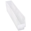 Quantum Storage Systems Store-More Clear Shelf Bin 23-5/8 X 4-1/8 X 6 In Package Of 16