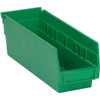 Quantum Storage Systems Economy Green Shelf Bin 11-5/8 X 4-1/8 X 4 In Package Of 36