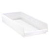 Quantum Storage Systems Economy Clear Shelf Bin 23-5/8 X 11-1/8 X 4 In Package Of 6
