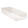 Quantum Storage Systems Economy 4 In Clear Shelf Bin 23-5/8 X 8-3/8 X 4 In Package Of 6