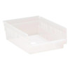 Quantum Storage Systems Economy Clear Shelf Bin 11-5/8 X 8-3/8 X 4 In Package Of 20