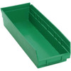 Quantum Storage Systems Economy Green Shelf Bin 17-7/8 X 6-5/8 X 4 In Package Of 20